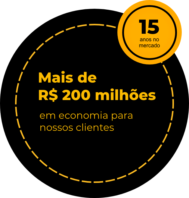 Números Persuasivos - Mais de 200 milhões em economia e 15 anos de experiência